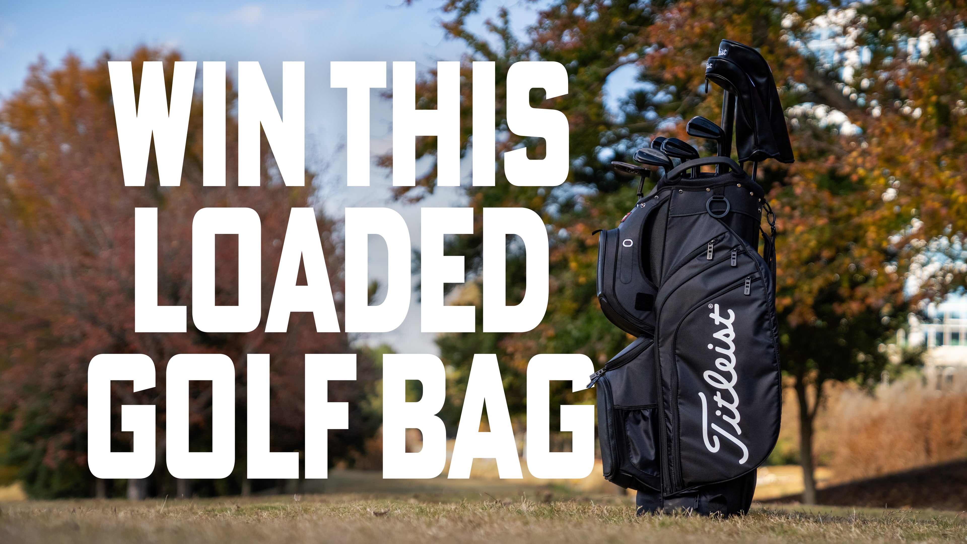 Blackout Edition Titleist Golf Bag Setup Giveaway Entry